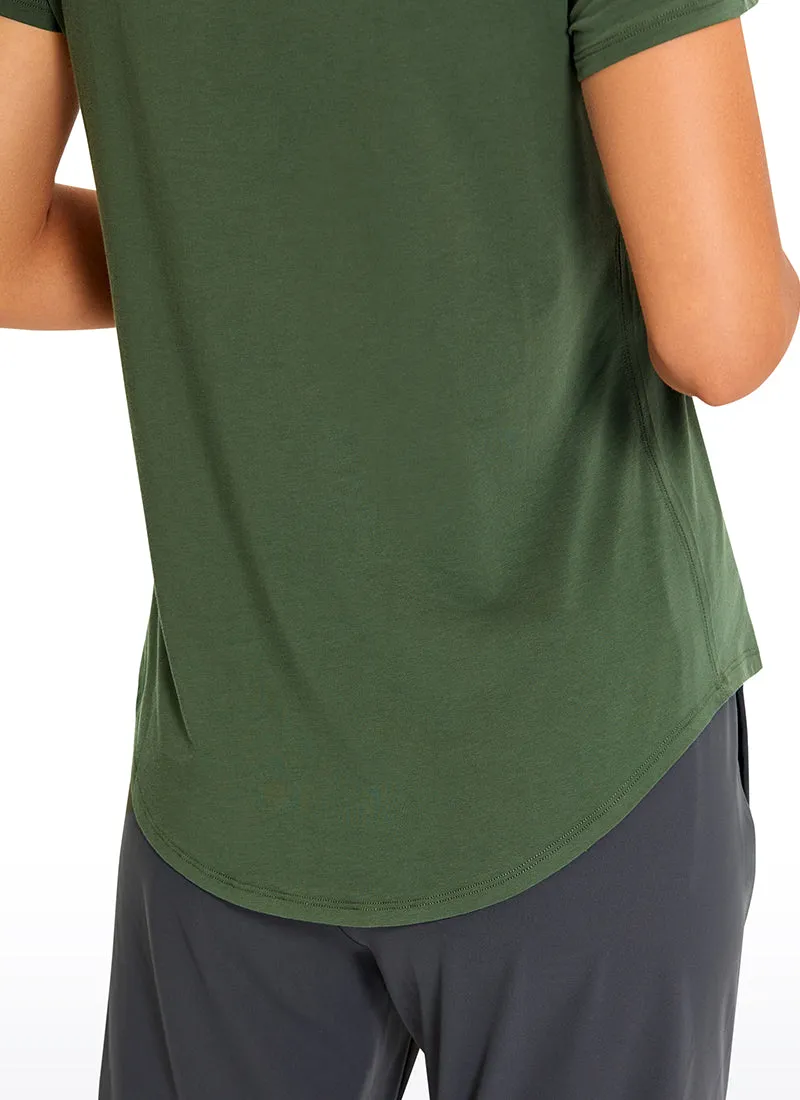 Pima Cotton Short Sleeves