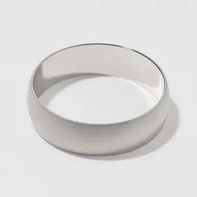 Platinum Classic Wedding Band - Matte 6mm