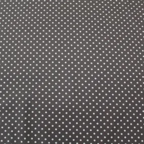 Polka Dot Cotton - Grey