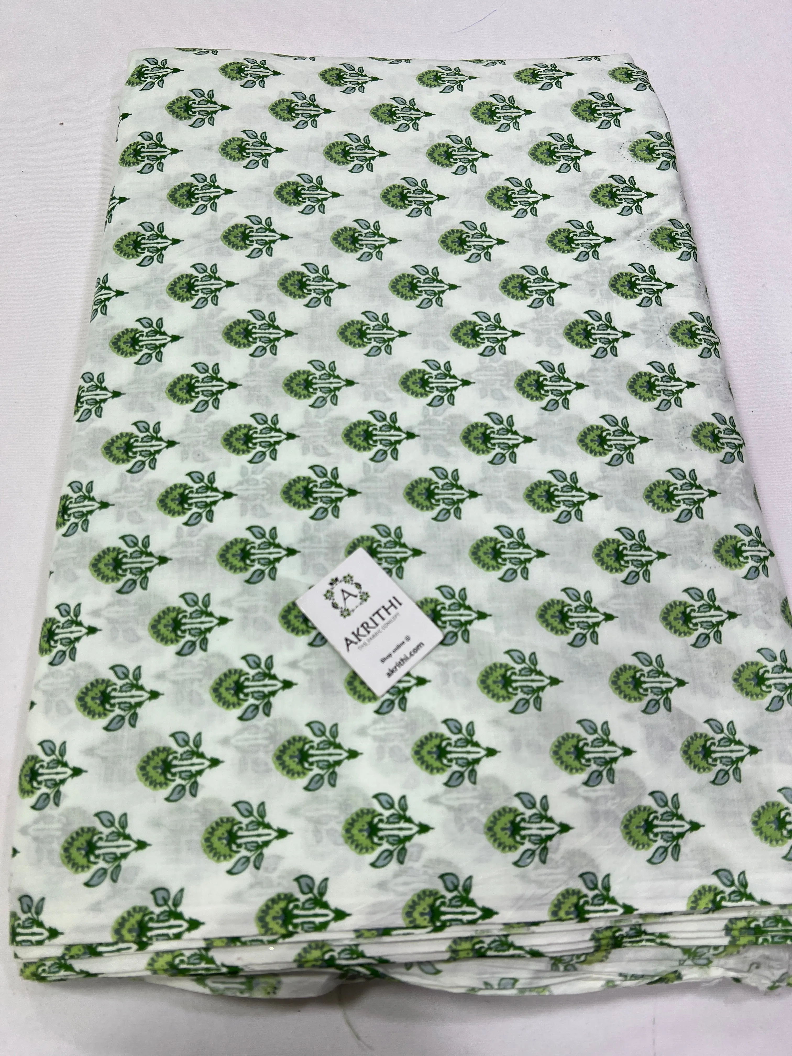 Printed pure cotton fabric