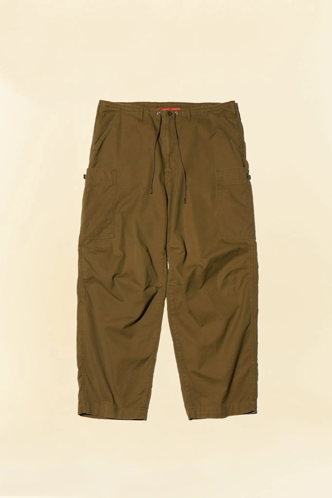 Radiall Clan Wide Fit Cargo Pants - Khaki