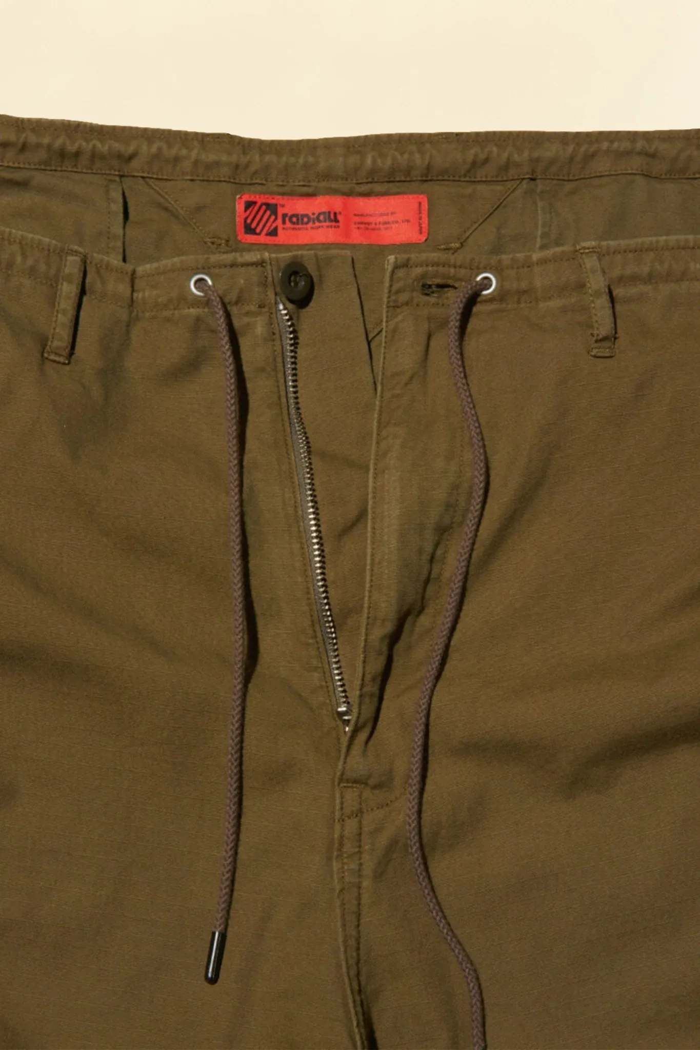 Radiall Clan Wide Fit Cargo Pants - Khaki