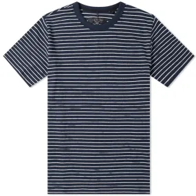 Rag & Bone Striped TeeDeep Navy & Ivory