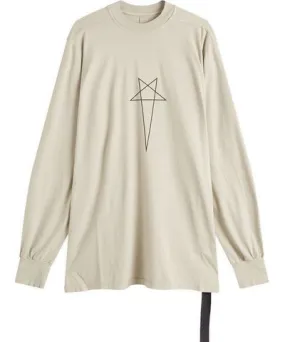 Rick Owens Men's Pentagram Jumbo Long Sleeve T-Shirt