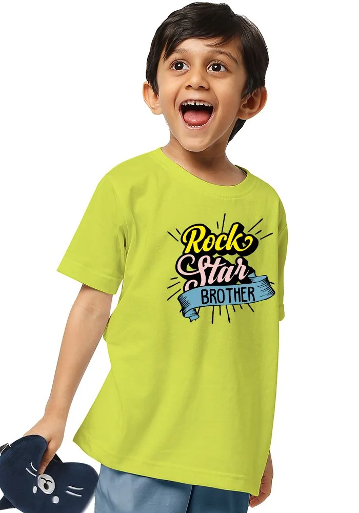 Rock Star Brother Kids T-Shirt