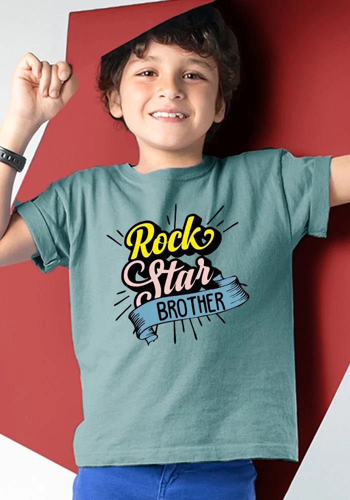 Rock Star Brother Kids T-Shirt