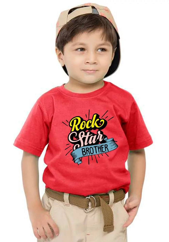 Rock Star Brother Kids T-Shirt