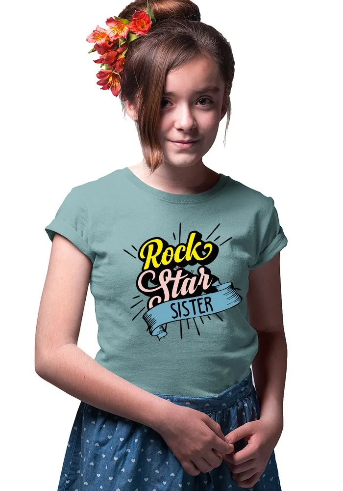 Rock Star Sister Sr Kids T-Shirt