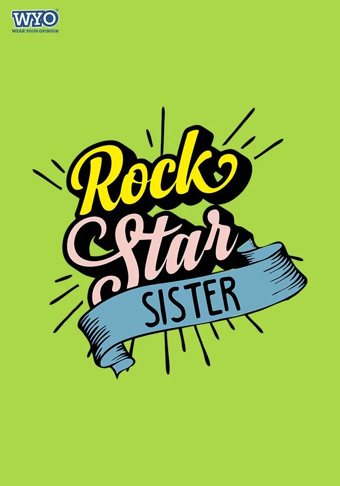 Rock Star Sister Sr Kids T-Shirt