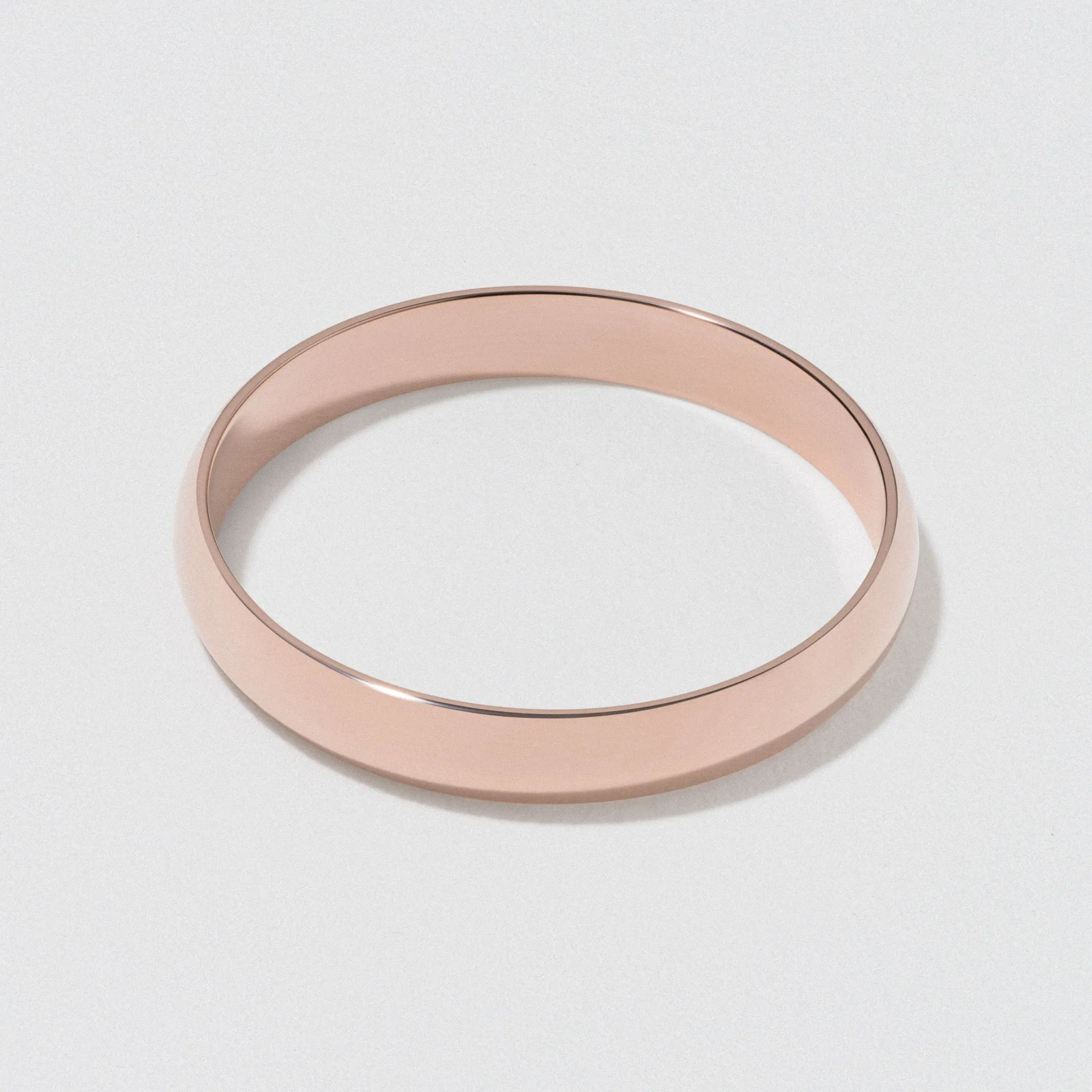 Rose Gold Classic Wedding Band - Polished 3mm