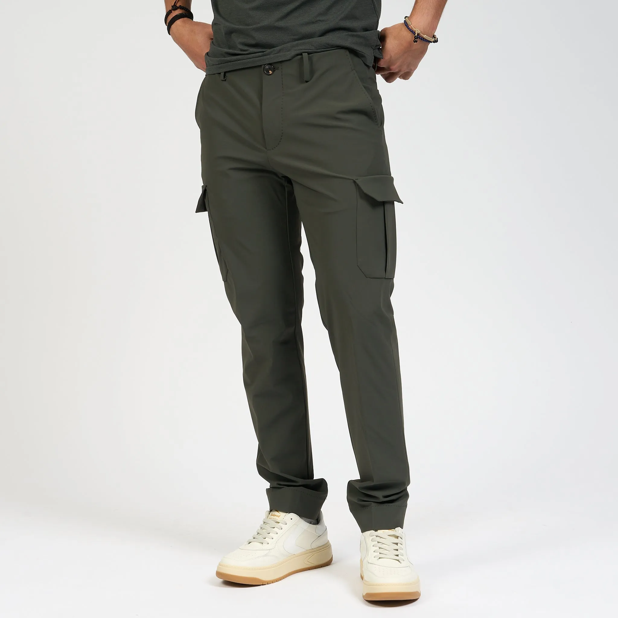 Rrd Pantaloni Revo Cargo Verde Uomo