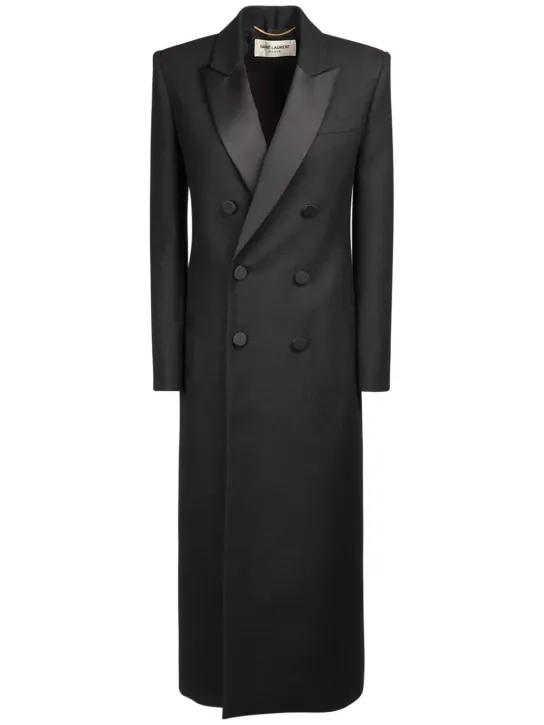 Saint Laurent   Tux double breast coat 