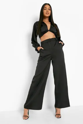 Satin Wide Leg Pants