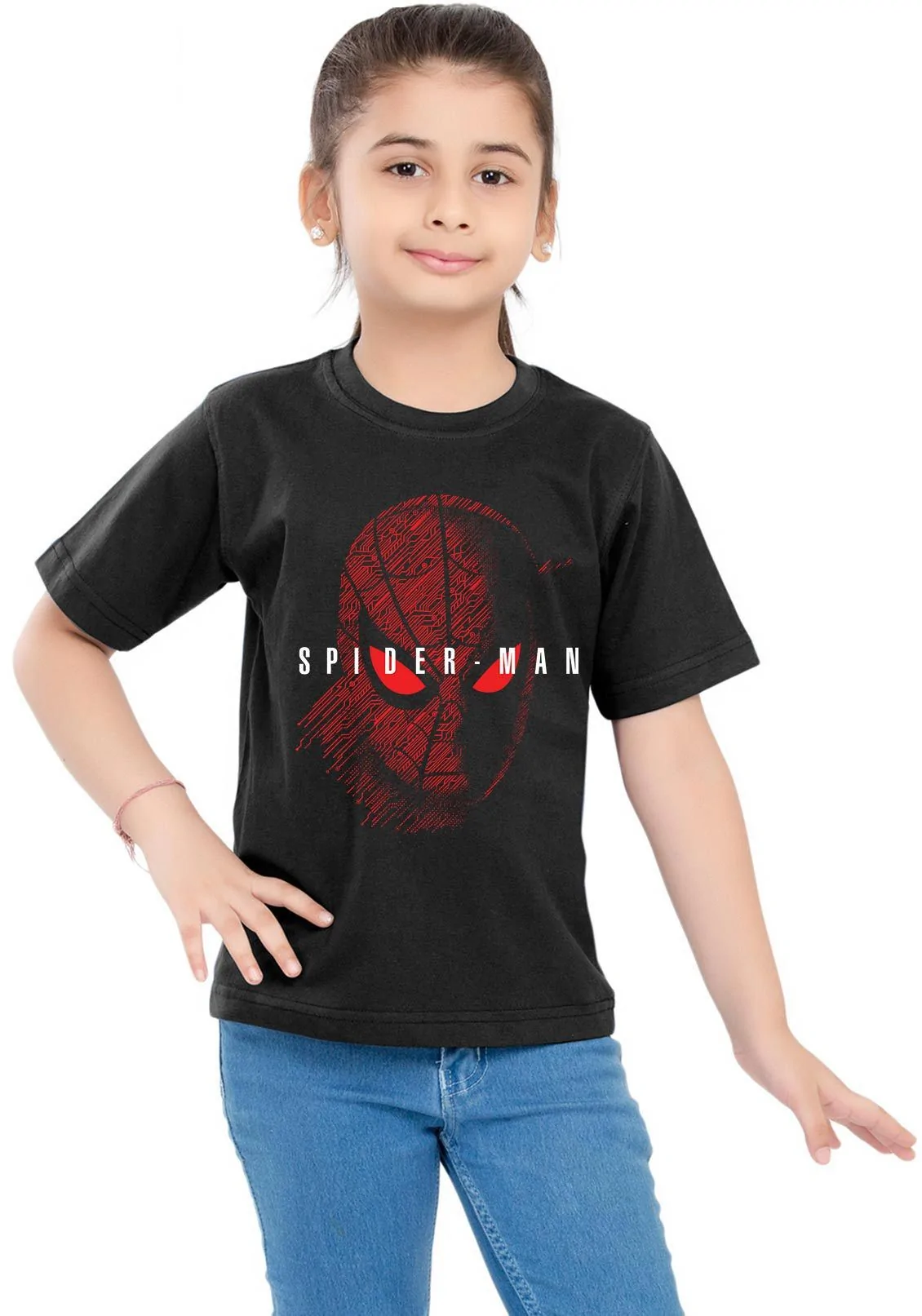 Shadows Spiderman Kids T-Shirt