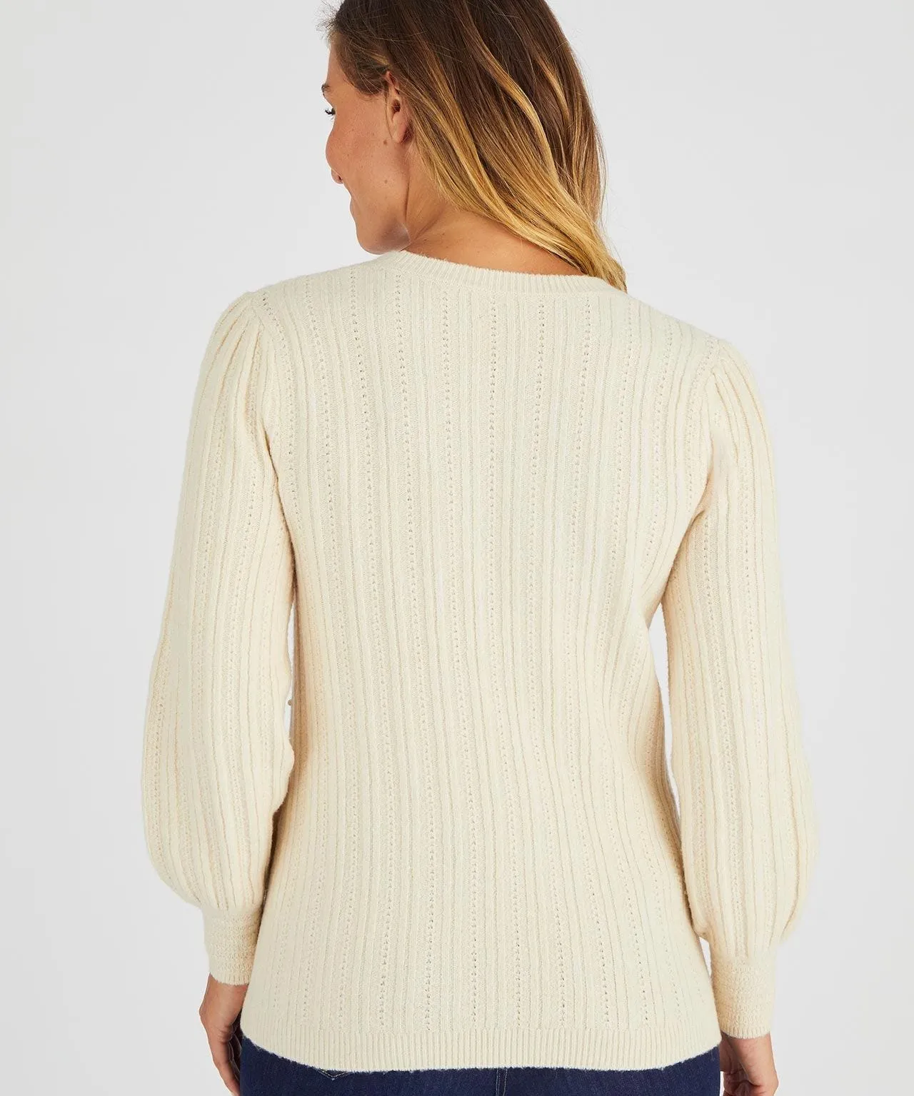 Skin Soft Pearl Detail Jumper