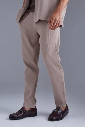 Slim Fit Pleated Pants