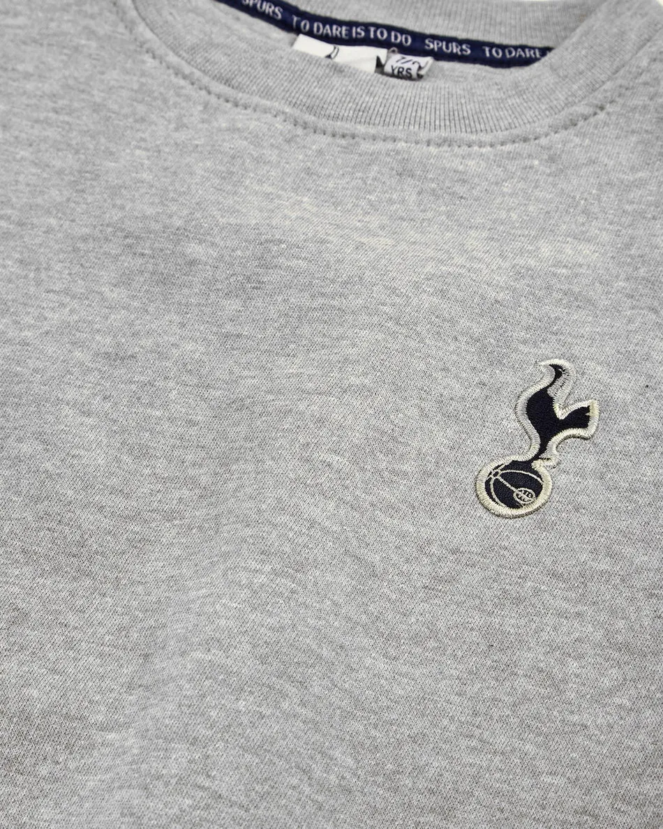 Spurs Kids Grey Essential Sweat Top