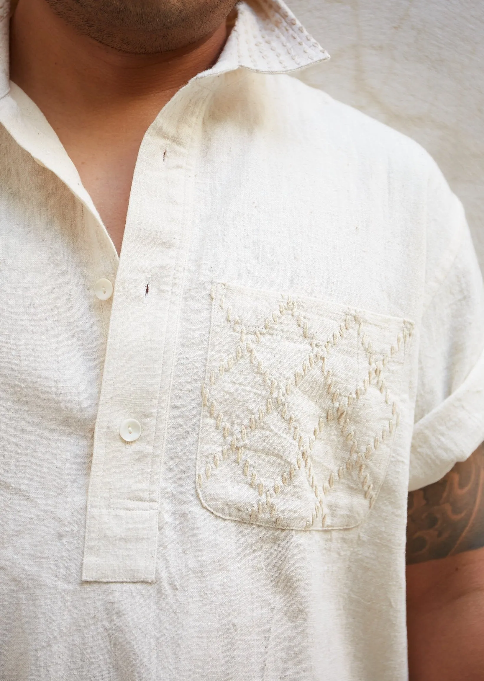 SS CEDAR SHIRT Undyed Kala Cotton