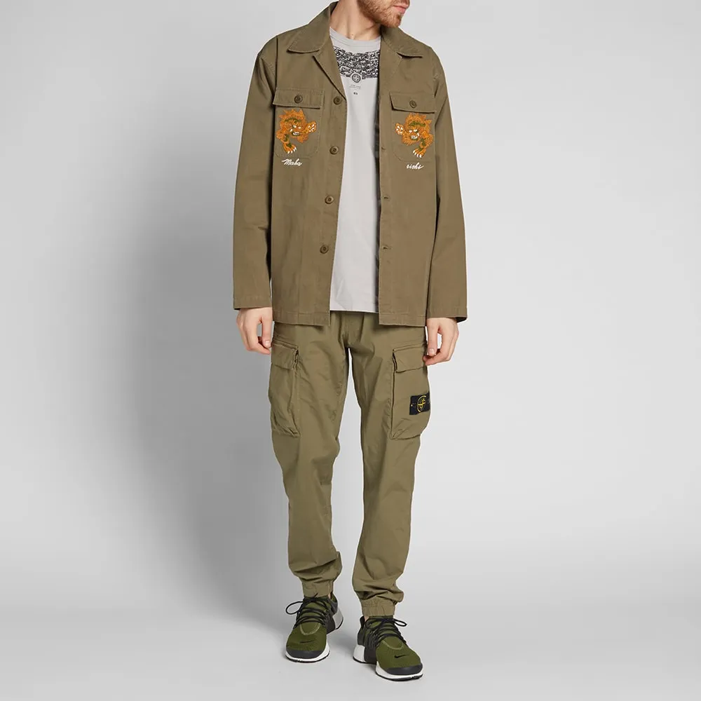 Stone Island Parachute Cotton Cargo PantMilitary Olive