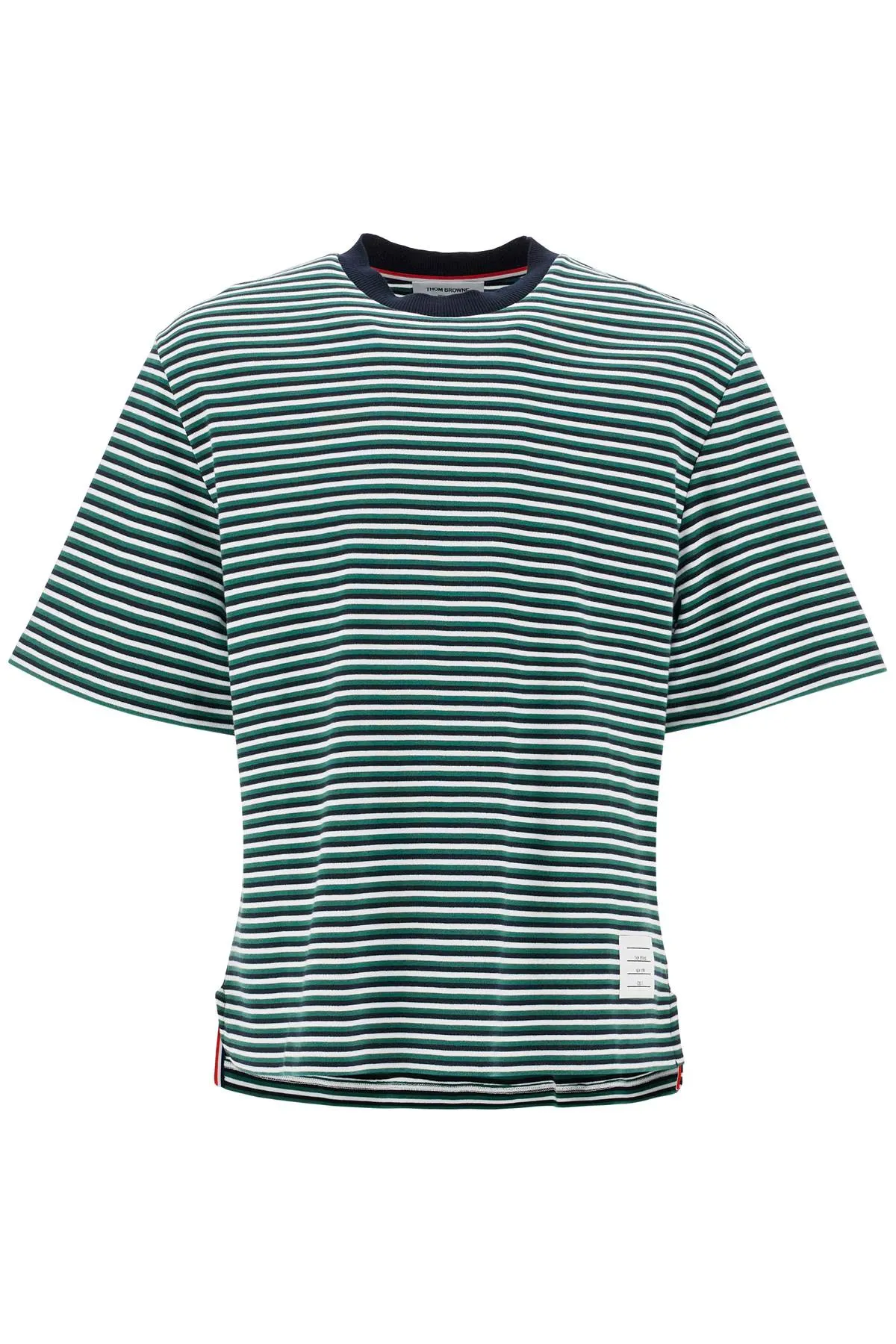 striped oversized jersey t-shirt