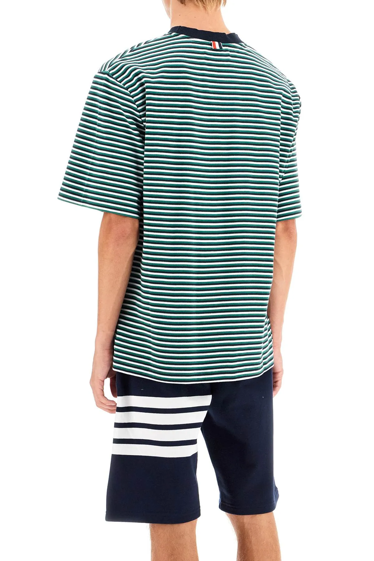 striped oversized jersey t-shirt