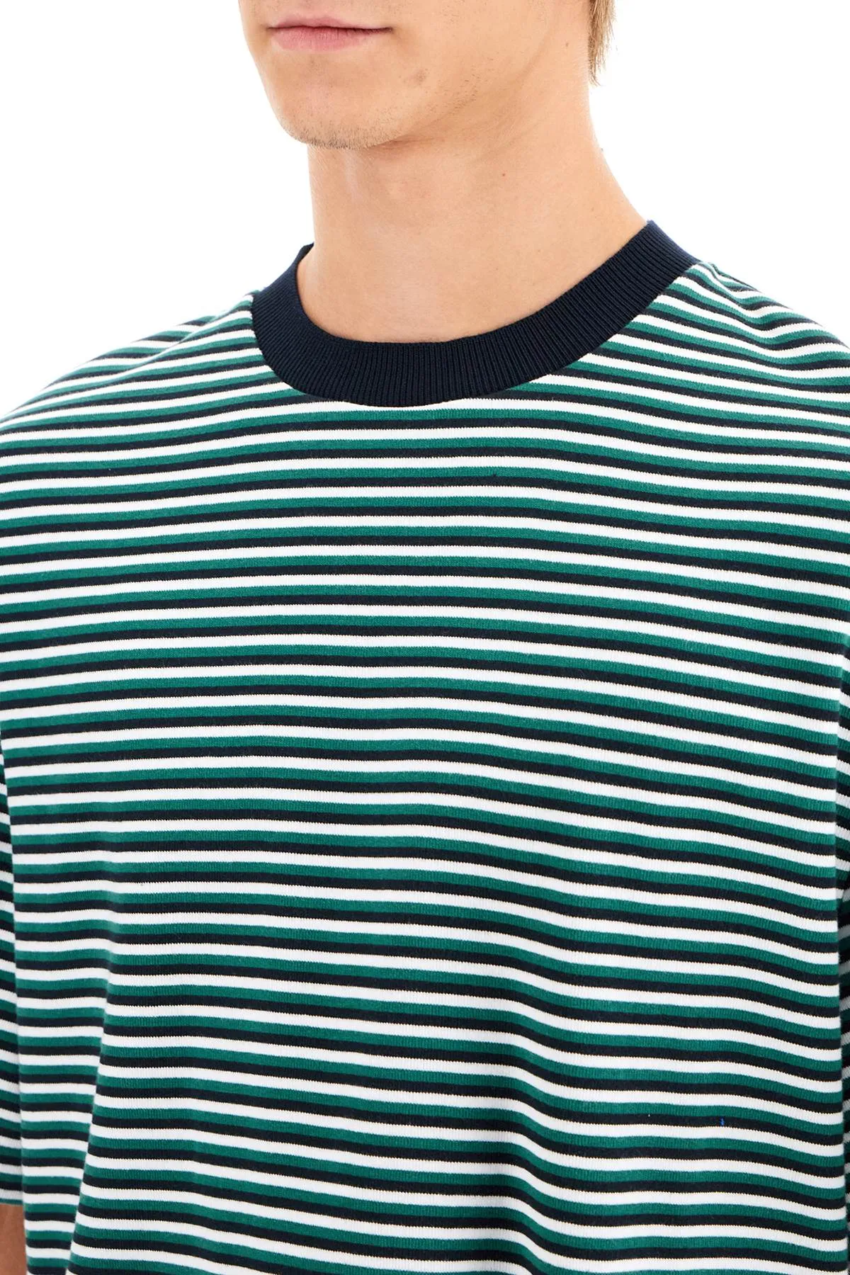 striped oversized jersey t-shirt