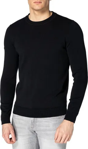 Superdry Vintage Cotton Crew Neck Jumper Black