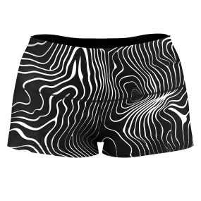 Symbiotic High-Waisted Women's Shorts