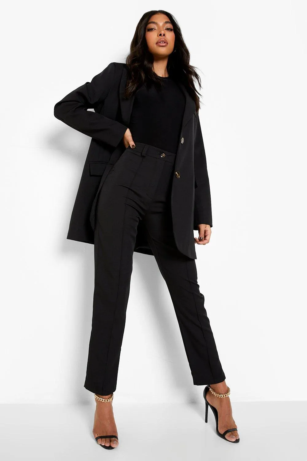 Tall Tailored Pintuck Pants