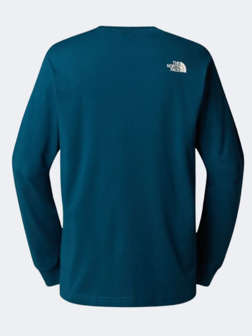 The North Face Varsity Graphic Men Lifestyle Long Sleeve Midnight Petrol