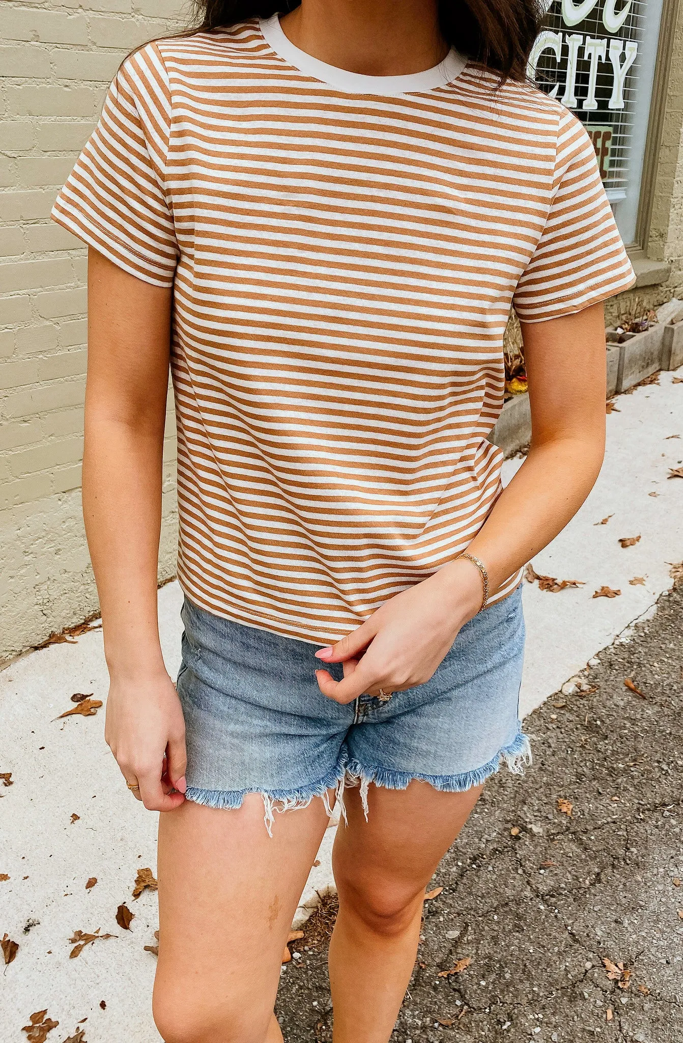 THE ULTIMATE STRIPE KNIT TEE