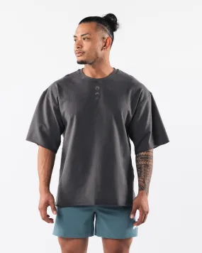 Three Pillar Terry Tee - Pewter