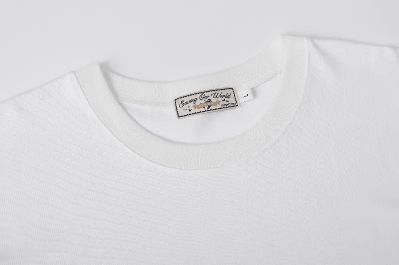 threetimes  |Unisex Street Style Plain Cotton Short Sleeves Logo T-Shirts