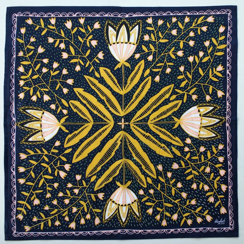 Tulips Premium Cotton Bandana