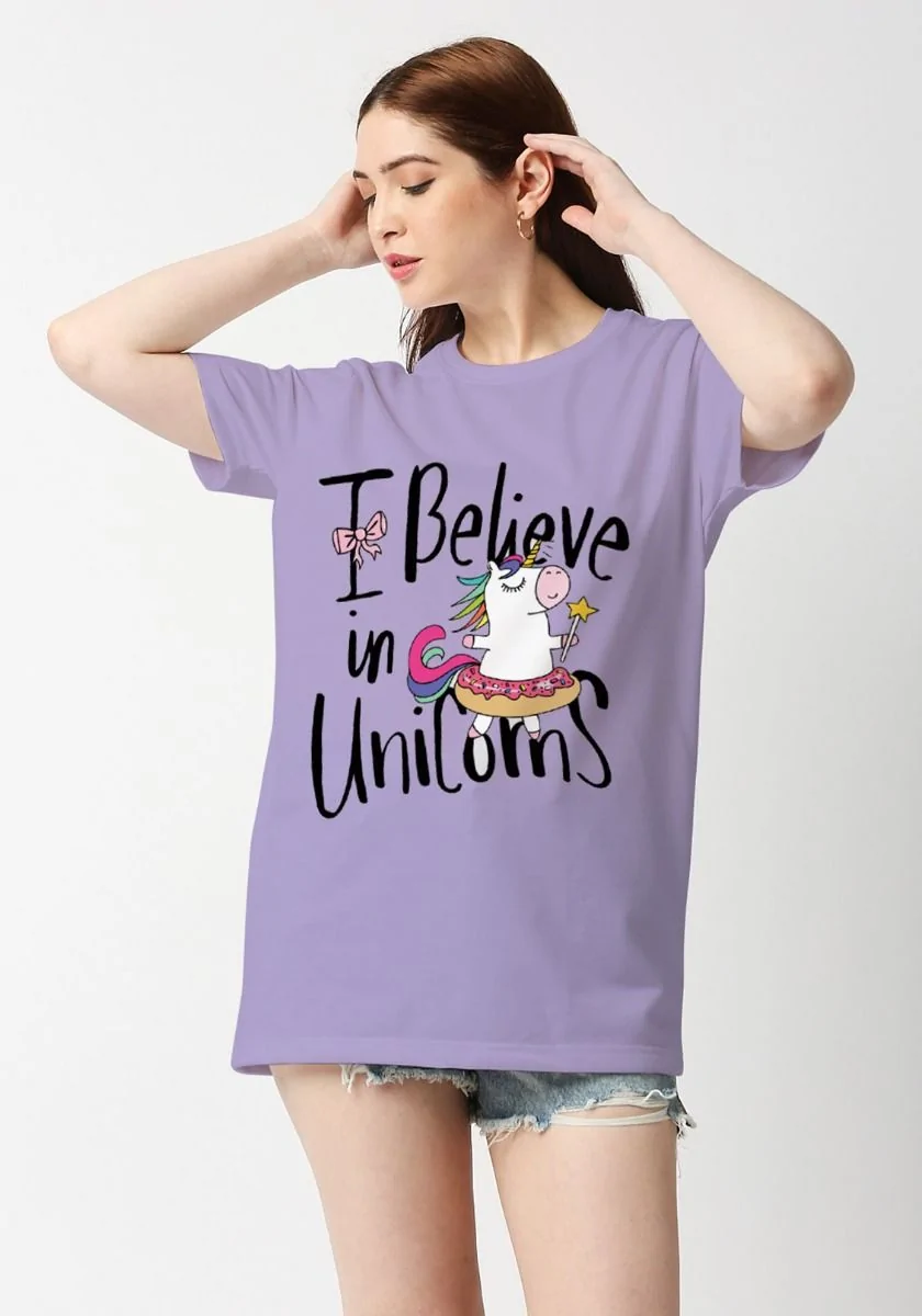 Unicorns Women Oversized T-Shirt