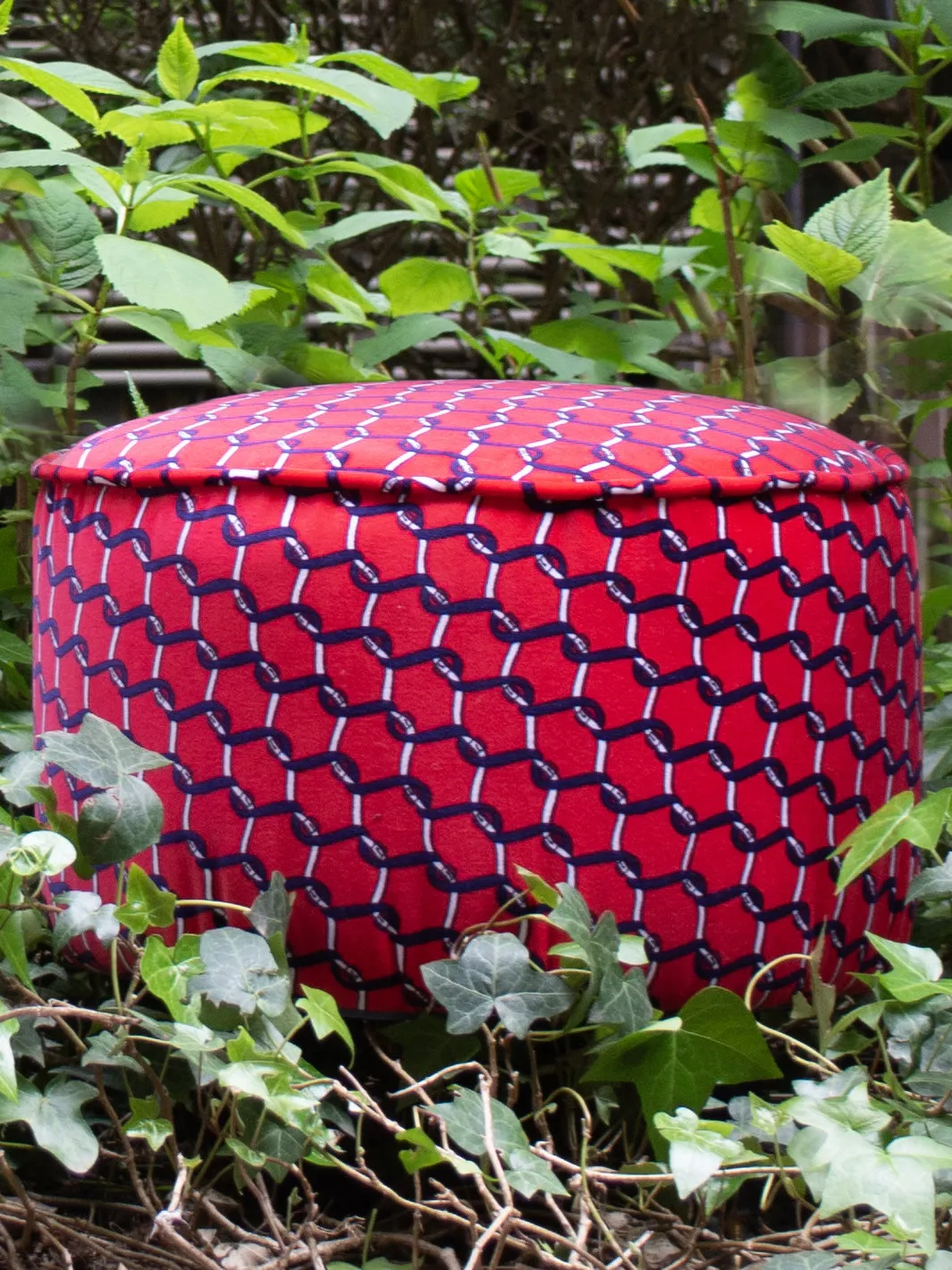 Vintage 1950s pouf