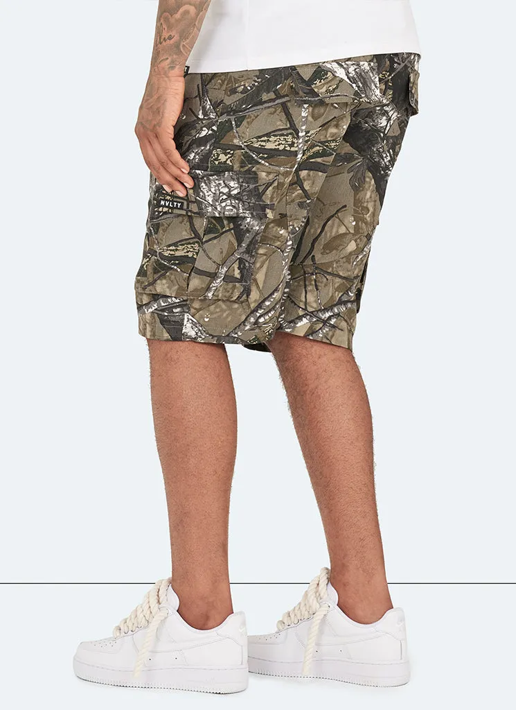 Vintage Cargo Shorts - Tree Camo