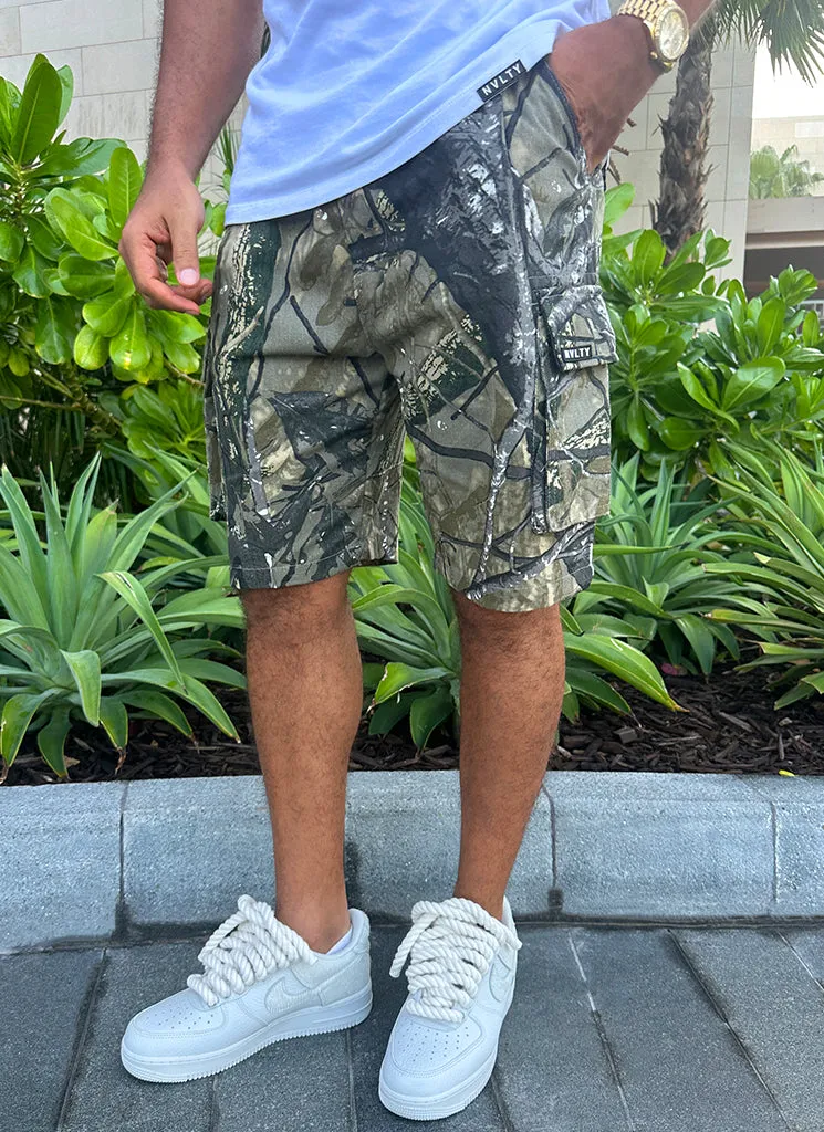 Vintage Cargo Shorts - Tree Camo