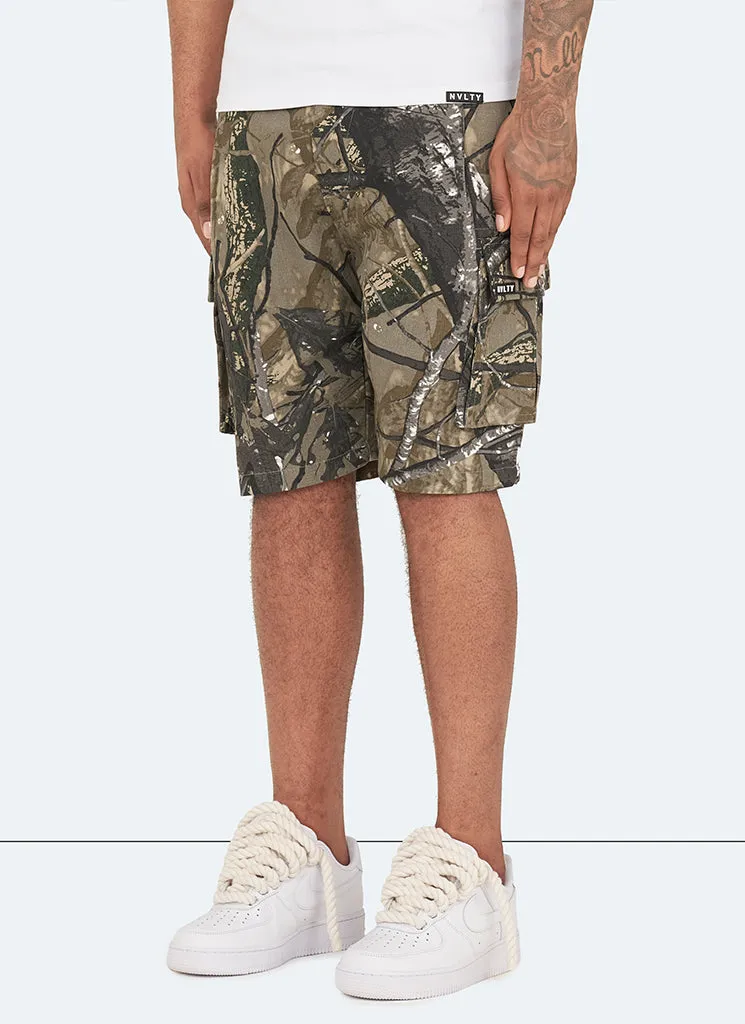 Vintage Cargo Shorts - Tree Camo