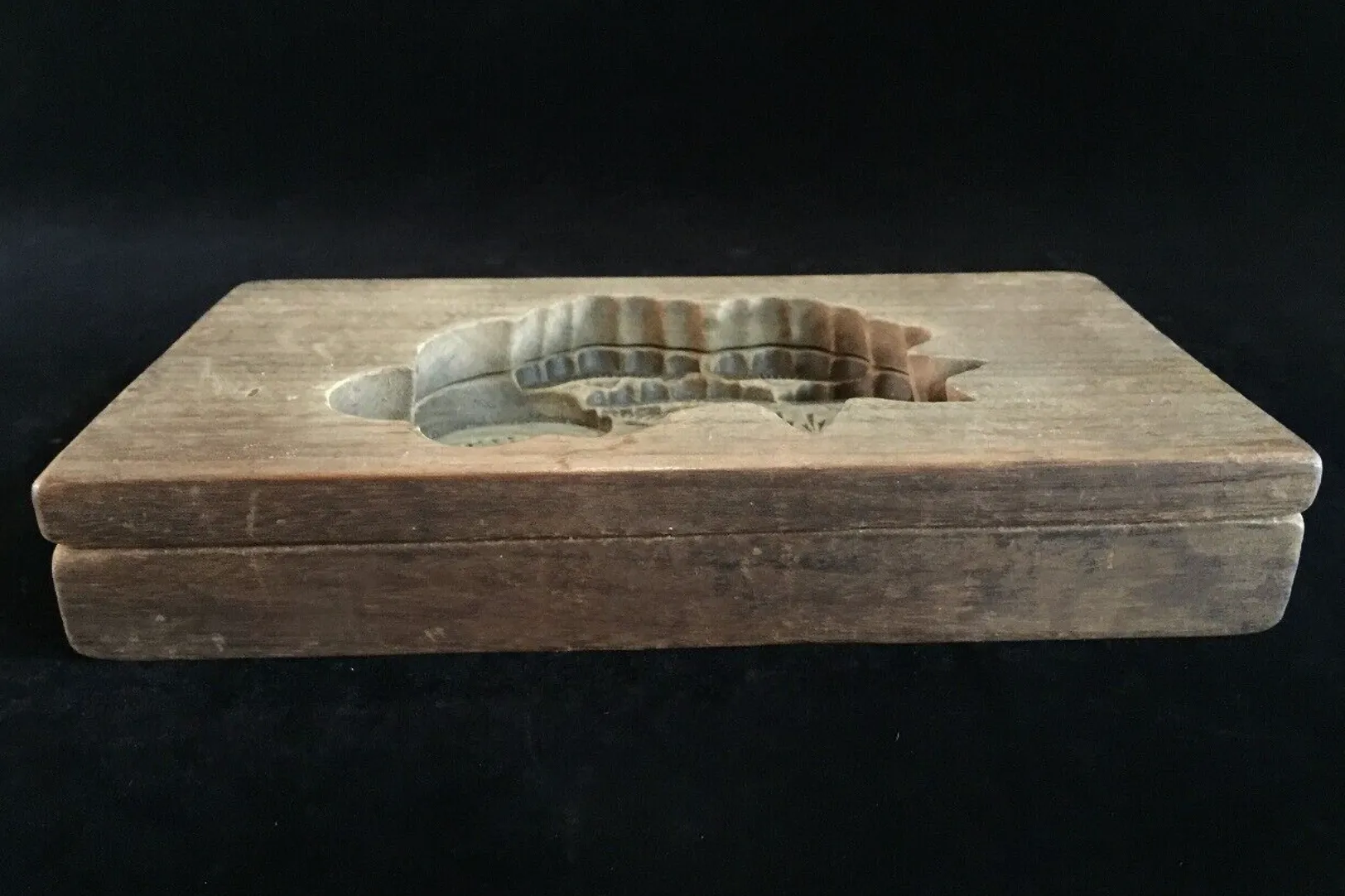 Vintage Japanese Wooden Cake Mold