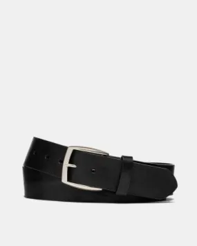 Vintage Leather Belt in Black