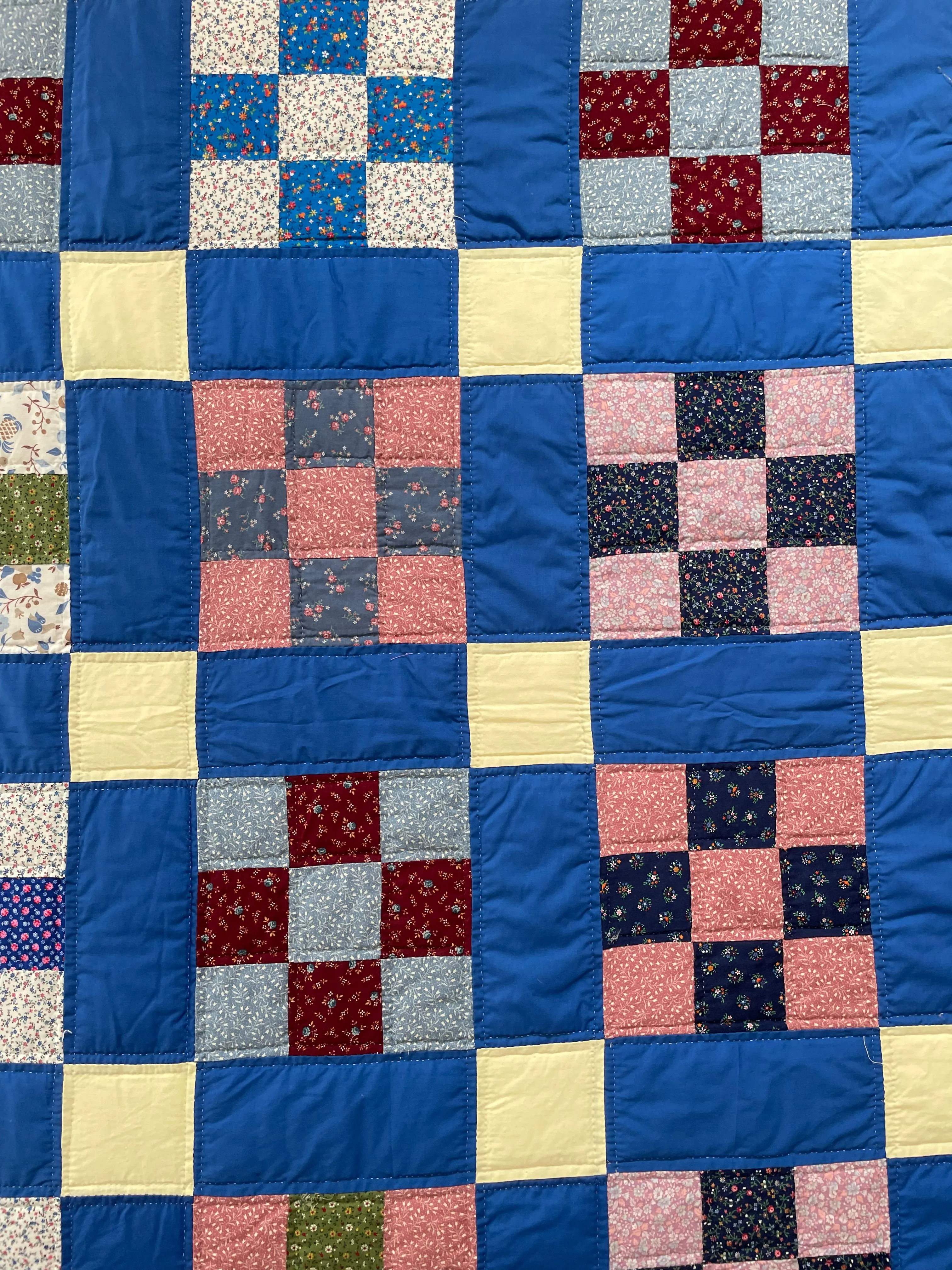 Vintage Nine Patch Quilt