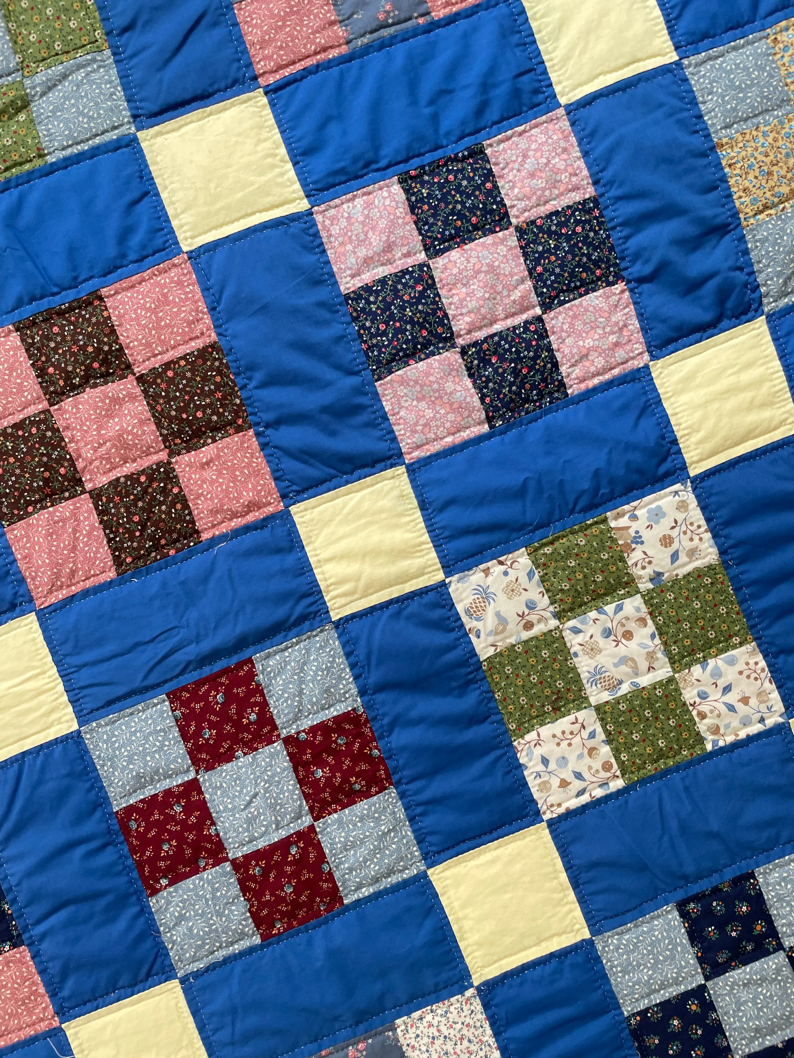 Vintage Nine Patch Quilt