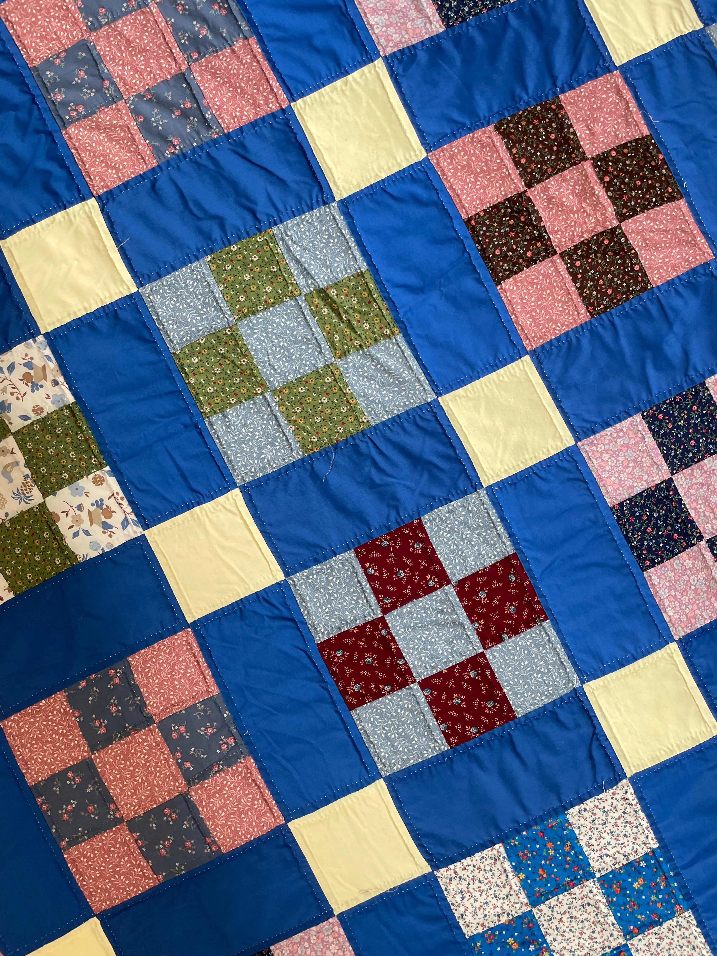 Vintage Nine Patch Quilt