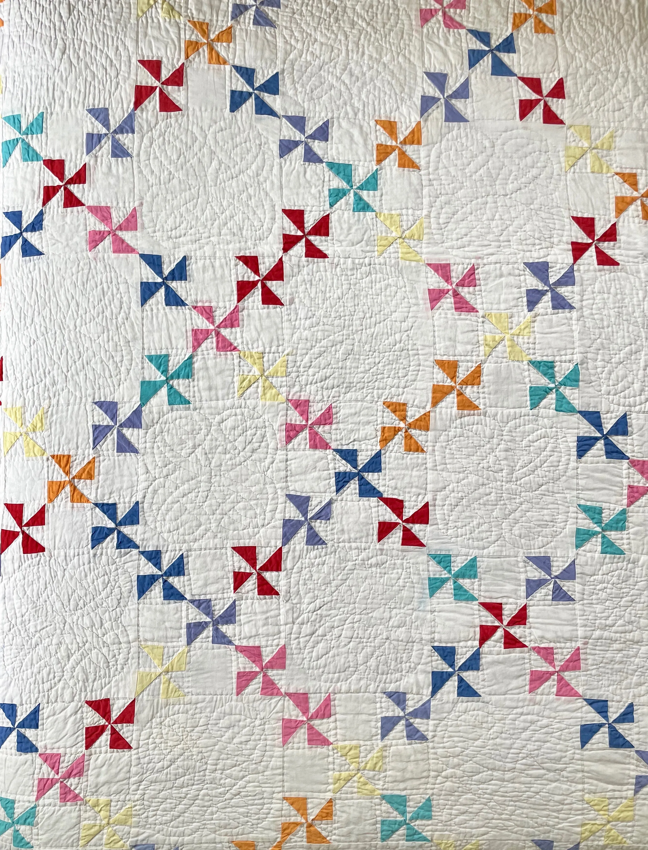 Vintage Pinwheel Whimsy Quilt