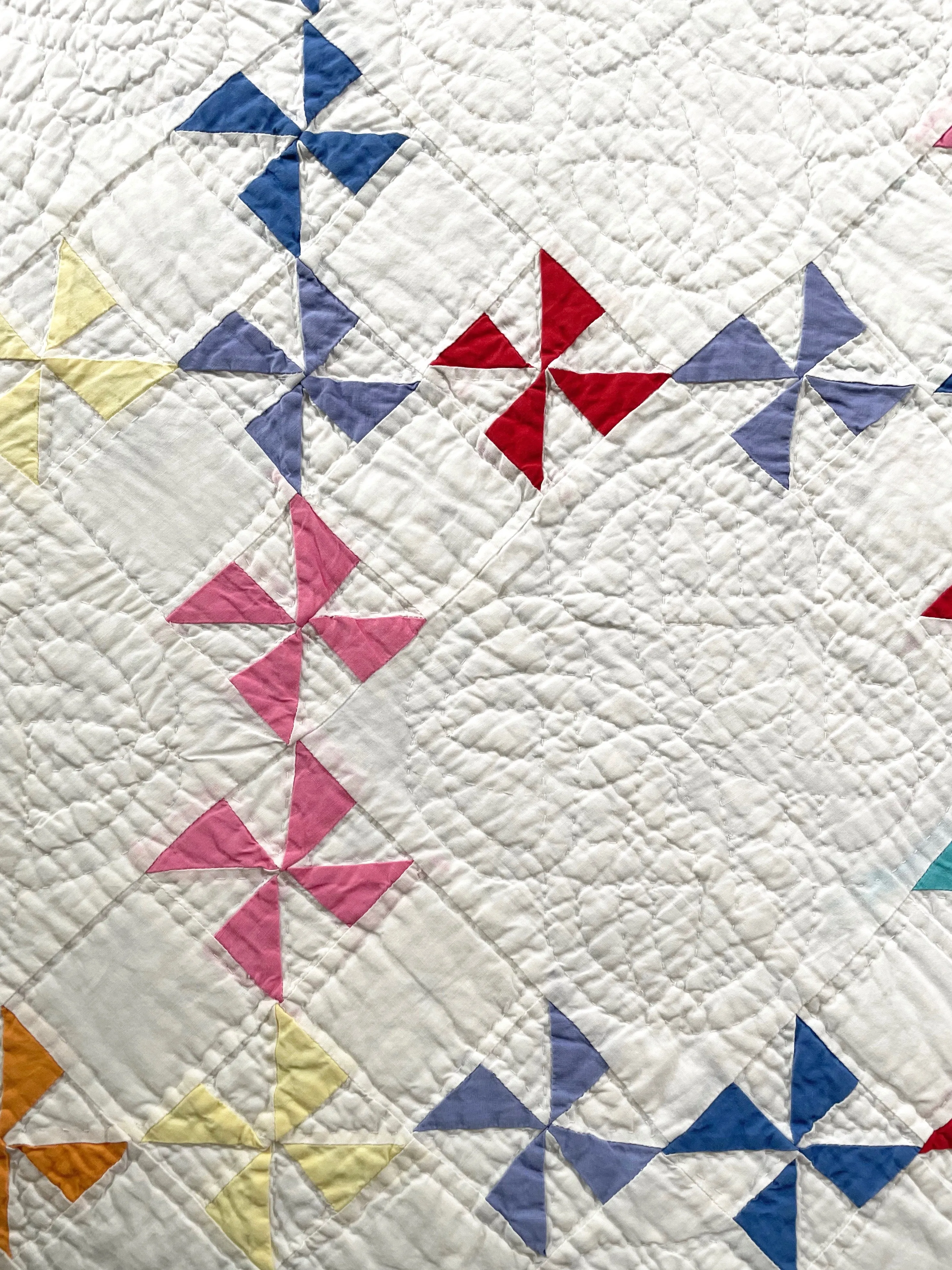 Vintage Pinwheel Whimsy Quilt