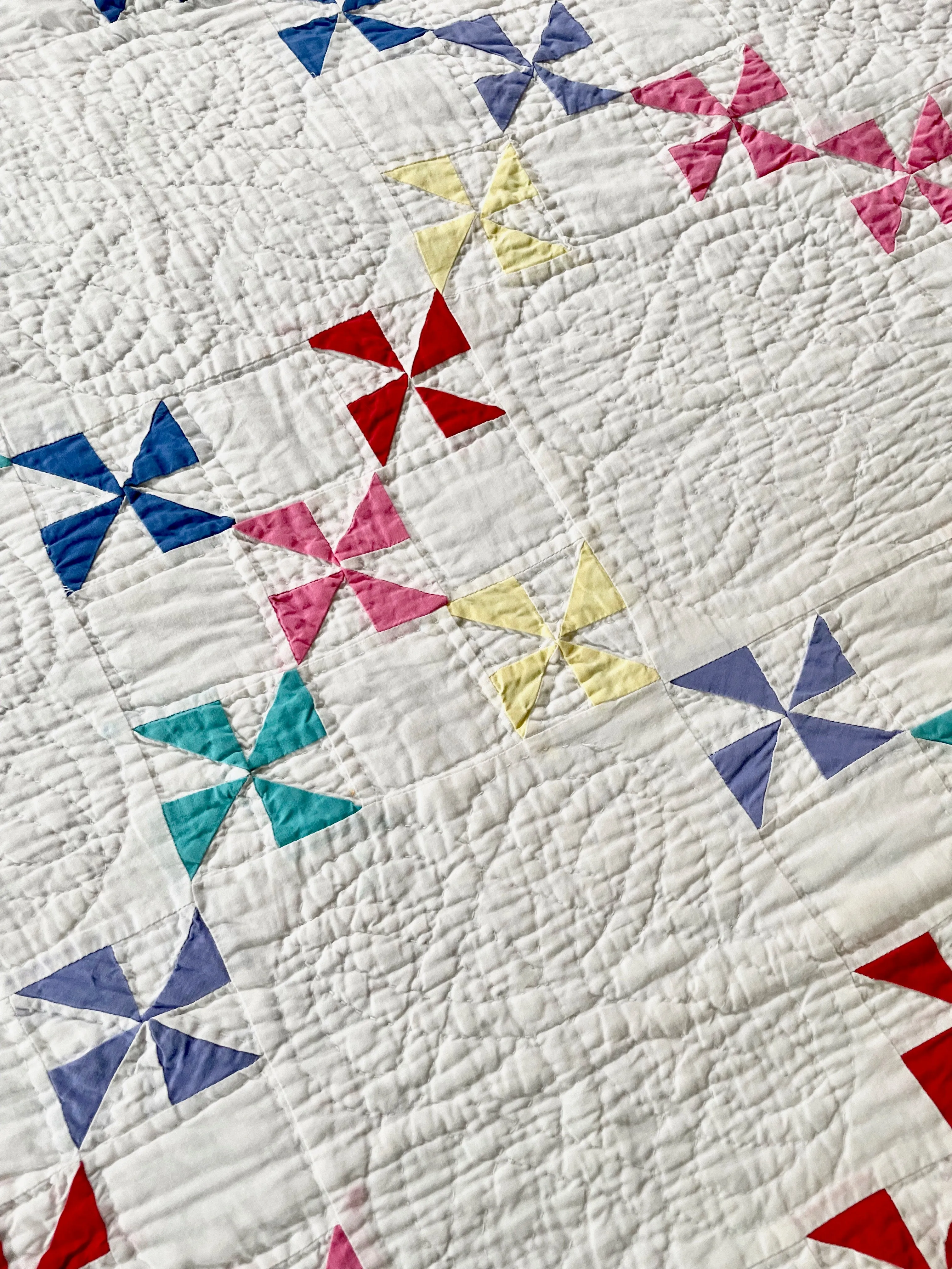 Vintage Pinwheel Whimsy Quilt