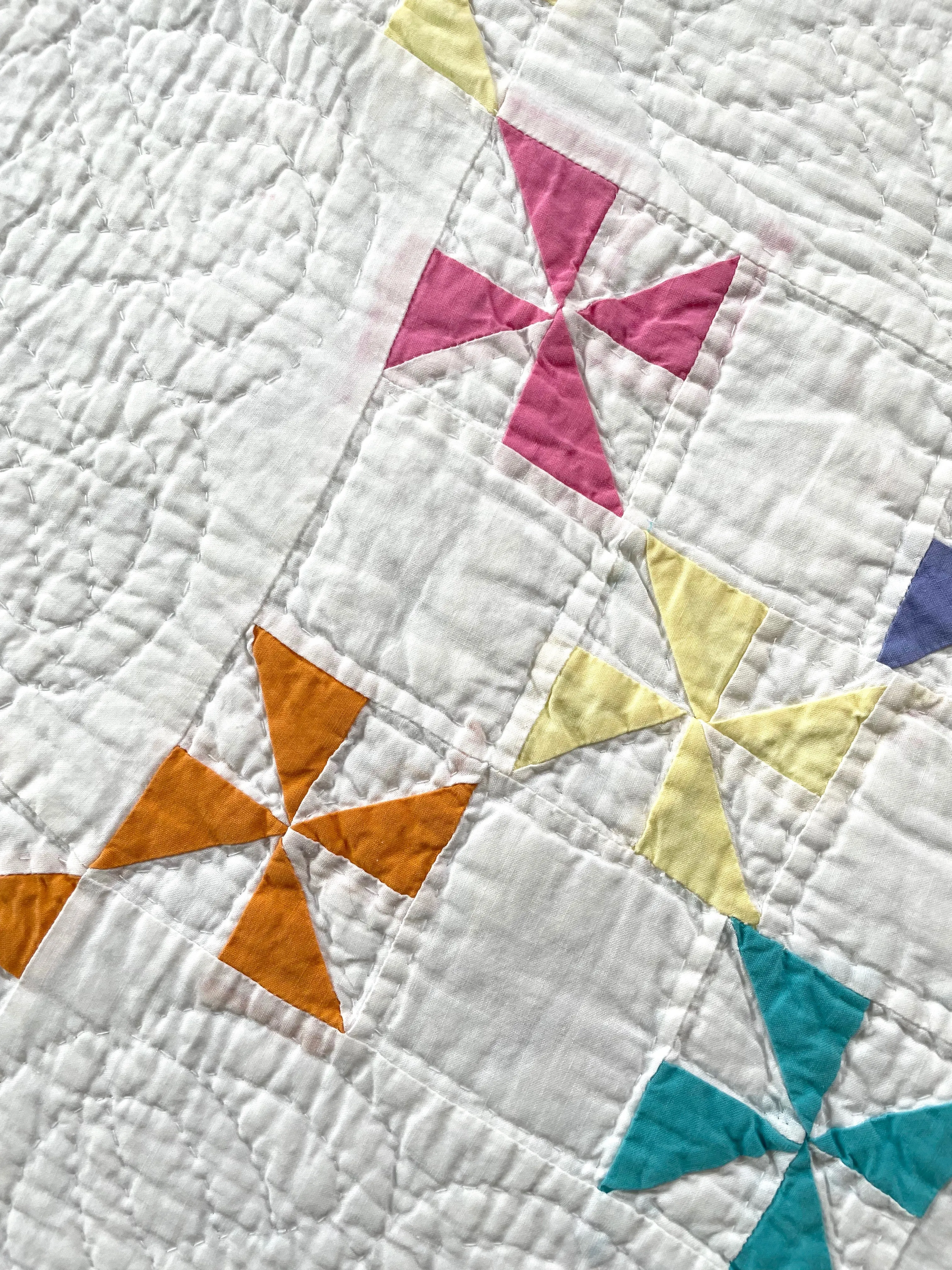 Vintage Pinwheel Whimsy Quilt