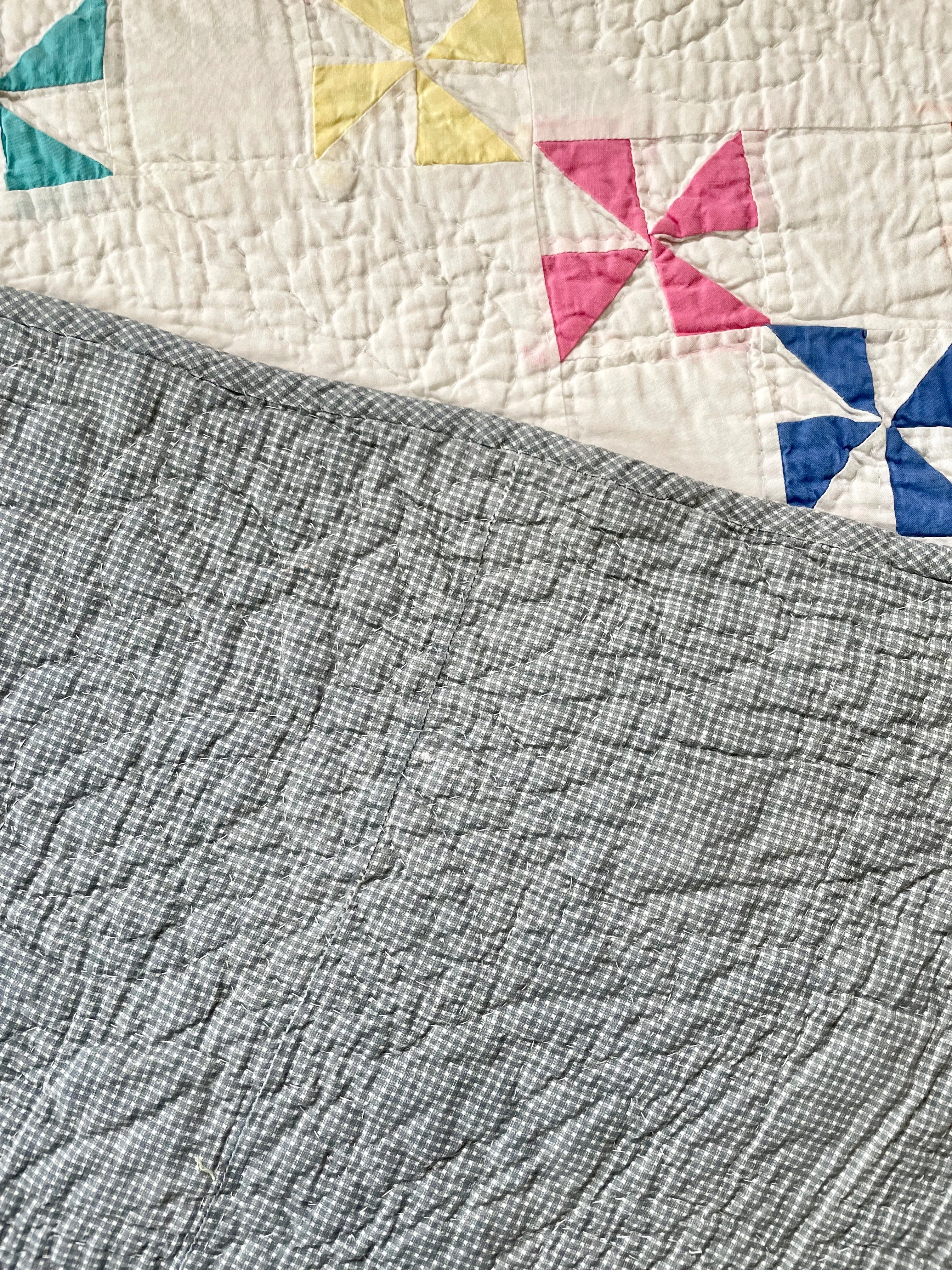 Vintage Pinwheel Whimsy Quilt