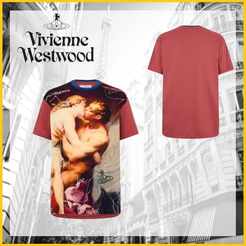 Vivienne Westwood  |Unisex Street Style Short Sleeves T-Shirts